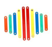 LALADEFIEE 10pcs Magnetic Geometric Strips Educational Puzzle for Kids Math and Spatial Skills Development Interactive Learning Toy School and Home Use