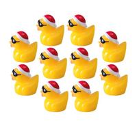 LALADEFIEE 10Pcs Miniature Resin Ducks Figurines Tiny Ducks Decorations for Micro Landscape Garden Bonsai Novelty Miniature Statues for Home and Aquarium