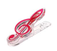 LALADEFIEE 10pcs Piano Score Clips Music Note Clips Practical Music Book Holder Keeps Flat Present for Musicians Pattern