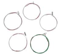 LALADEFIEE 10pcs Professional Chinese Guzheng B-type Metal Strings Set for 6-10 Strings, Replacement Musical Instrument Accessories for Guzheng Players