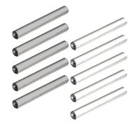 LALADEFIEE 10pcs Replacement Electrolytic Iron and Aluminum Rods for Water Quality Testing Electrolyzer with Excellent Durability, Suitable for Home Laboratories and Scientific Research