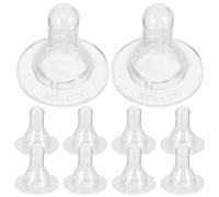 LALADEFIEE 10pcs Silicone Lamb Feeding Nipples with Bite Resistance and Good Tensile Strength, Farm Supply Milk Feeding Accessory for Lambs and Goats