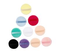 LALADEFIEE 10pcs Small Makeup for Loose Powder Face Cosmetics Puff Girl Makeup Applicators