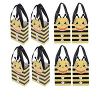 LALADEFIEE 10pcs Small Treat Pouch Candy Packaging Boxes Paper Material Strong Practical Design for Showers and Holidays Cute Unique Charming Style