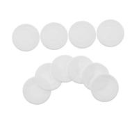 LALADEFIEE 10pcs Stethoscope Spare Parts Stethoscope Bell Protector Diaphragm Cover Replacement Protective Cover Silicone Caps White