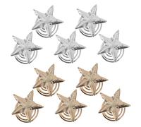 LALADEFIEE 10pcs Unique Star Spiral Hair Clips for Women Minimalist Hair Accessories for Thin Cute Aesthetic Coil Twist Pins for Daily Wear and Special Occasions