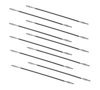 LALADEFIEE 10pcs Violin Tailgut Tailpiece Metal Wire Tail Cord Accessories for Violin
