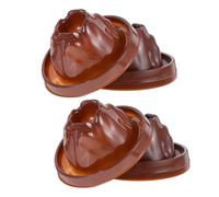 LALADEFIEE 10pcs Volcanic Model Kit Educational Science for Volcano Experiments and Scientific Exploration DIY Volcano Base and Shell Accessories for School and Home Learning