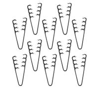LALADEFIEE 10Pcs Volumizing Wide-Tooth Hair Combs for Women and Men - Fluffy Texture Styling Tool for Root Lift and Bangs Shaping - Daily Hair Curling and Teasing Comb Set