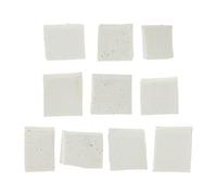 LALADEFIEE 10pcs White Erhu Sponge Sordine Mutes Soft Sponge Material Delicate Sound Filter Pads Does Not Affect Tone Supple Design Suitable for Home Erhu Practice