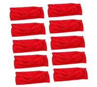 LALADEFIEE 10pcs Women Bow Headbands Chic Cross Style Hair Wraps for Daily Wear Yoga and Sports Comfortable Butterfly for Christmas and Festive Occasions