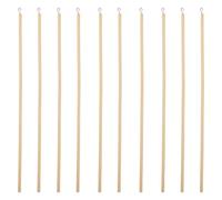LALADEFIEE 10pcs Wooden Puppet Control Sticks Round Hardwood Rods for DIY Crafts Shadow Puppetry Ergonomic Grip Crafting Poles for Model Making and Precise Manipulation