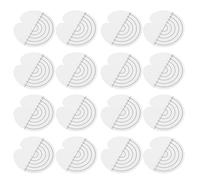 LALADEFIEE 120pcs Hair Extension Pad Heat Protection Shield for Hair Glue Bonding Spacer Protective Mat Straighteners DIY Tools