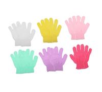 LALADEFIEE 12Pcs Bath Glove Scrubber Double-sided Exfoliating Shower Gloves for Deep Dead Skin Removal and Smooth Silky Skin Care Suitable for Arms Legs Chest Back Feet Gift for Family and