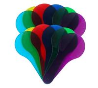 LALADEFIEE 12Pcs Color Mixing Paddles for Translucent Teaching Accessory for Primary School Science Experiments Optics Physics Board Color Recognition and Learning Aid