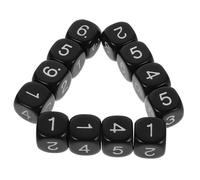 LALADEFIEE 12pcs Colored Number Dice Set for Math Practice Educational Board Games Interactive Learning for Classroom and Home Use Skill Development Teaching