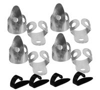 LALADEFIEE 12pcs Finger Picks for Guitar Banjo Ukulele Includes Thumb Picks and Finger for Fingerstyle Playing Protects from Injury and Friction and Comfortable