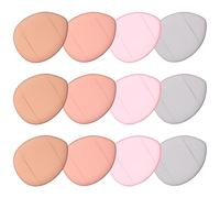 LALADEFIEE 12pcs Mini Powder Applicators for Precise Makeup Application Hydrophilic Non-latex Facial Foundation Sponges Lightweight and Comfortable to Touch Girl Makeup Tools Random Color