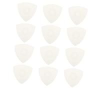 LALADEFIEE 12pcs Nylon Ukulele Guitar Picks Anti-slip Feature and Improved Sound Quality Multipurpose Plectrums for Band Guitar Practice and Jazz Playing