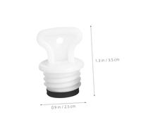 LALADEFIEE 12pcs Replacement Hot Water Stoppers Leakproof Water Sack Plugs Leakproof Rubber Stoppers Replacement Bag Plugs Hot Bottle Lids Sack White