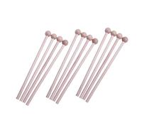 LALADEFIEE 12pcs Wooden Xylophone Mallets Natural Color Drumsticks for Boys and Girls Percussion Sticks for Glockenspiel Musical Instrument Accessories