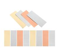 LALADEFIEE 12pcs Zinc and Copper Sheets for Primary Cell Experiment Supplies, Educational Laboratory Materials for Hands-on Learning and Problem Solving with Fruit Battery Research Tools