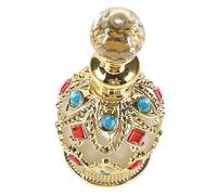 LALADEFIEE 15ml Refillable Glass Perfume Bottle for Travel Essential Oil Storage Container Portable Small Perfume Atomizer for Handbag and Luggage Empty Sample Vial