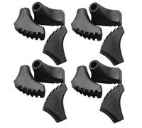 LALADEFIEE 15pcs Hiking Pole Rubber Tips for Walking Sticks End Caps with Shock Absorption Noise Reduction and Travel-friendly Design Replacement Ferrules for Trekking Poles Crutches and