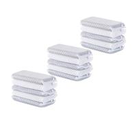 LALADEFIEE 15Pcs Kitchen Sponge Scrubbers with Wire Mesh Non-Scratch Dish Washing Cloths for Household Cleaning Powerful Decontamination and Water-Absorbing Towels Suitable for Dishes and