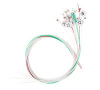 LALADEFIEE 15pcs Lyre Harp Strings Replacement Instrument Parts with Rich Resonance and Smooth Tone Transition for Classical Lyre Players and Beginners