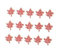 LALADEFIEE 15PCS Maple Leaf Brooch Pin Metal Alloy Drip Oil Maple Leaves Lapel Pins Autumn Fashion Jewelry for Women Men Canada Day Thanksgiving Souvenirs Clothing Accessories