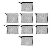 LALADEFIEE 15pcs Mesh Makeup Organizer Bags with Zipper for Travel and Daily Use, Sturdy Mesh Veil Cosmetic Pouches to Keep Belongings Neatly Organized on Business Trips
