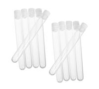 LALADEFIEE 15pcs Test Tubes Stopper Portable Eyelash Brush Holder for Eyebrow and Mascara Brushes Design for Easy Organization and Quick Access