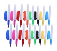 LALADEFIEE 16pcs Erasable White Board Markers Bulk with Vivid Colors and Erasure, Plastic Teacher Classroom Markers for Office and Home Schooling Use