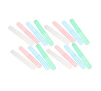 LALADEFIEE 16PCS Travel Toothbrush Holder Case Set Portable Small Toothbrush Storage Containers Dust Cover, Candy Color Frosted Finish for Camping, Travel, and Daily Use