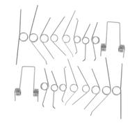 LALADEFIEE 18Pcs Small Metal Torsional Springs for Garbage Can Lid Replacement Stable Elasticity Bin Lid Springs Compatible with Flipping-top Trash Cans Versatile Repair Parts