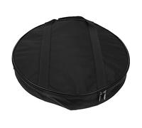 LALADEFIEE 1Pc Heavy Duty Cymbal Bag 22 Portable Padded Gong Storage Holder Black Thickened Protective Case for Drum Accessories