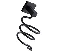 LALADEFIEE 1pc Practical Hair Dryer -mounted Storage Holder for Hair Tools for Bathroom Bedroom and Salon Use Black Finish