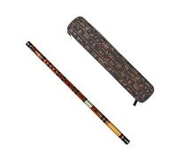 LALADEFIEE 1set Chinese Style Bamboo Flute for Boys and Girls Adults Key Dizi Beginner Kit Polished for Early Childhood Music Education