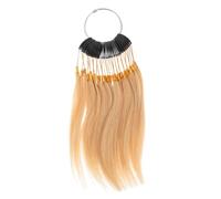 LALADEFIEE 1set Real Human Hair Strands for Practice and Testing Dyeing and Coloring Techniques for Hairdressers and Learners Bundles Level Hair Samples