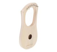 LALADEFIEE 1set Wooden String Lyre Harp Kit for Beginners Complete Musical Instrument Craft Tuning Wrench and Assembly Instructions for Family Entertainment and Music Education