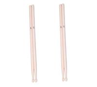 LALADEFIEE 2 Pairs Maple Wood Drumsticks Lightweight Practice Drumsticks for Students Adults Suitable for Various Music Styles and Band Performances