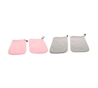 LALADEFIEE 2 Pairs Paraffin Wax Hand Treatment Mitts Cotton Gloves with Elastic Band for Moisturizing and Skin Care Reusable Chemotherapy Wax Bath Cloth Mitts for Adults Comfortable and Hand