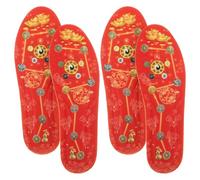 LALADEFIEE 2 Pairs Shock Absorbing Comfort Insoles Soft Cushion Inserts for Men Women Breathable Sweat Absorbing Shoe Liners with Auspicious Seven-Planet Design for Sneakers Boots Walking