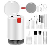 LALADEFIEE 20-in-1 Abs Multifunctional Camera and Computer Cleaning Kit without Cleaner - Electronic Keyboard, Phone, Laptop, and Camera Dust Removal Tools for Precise Sensor and Screen