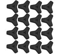 LALADEFIEE 20 Pairs Black Silicone Anti-skid Glasses Temple Grips Ear Hook Retainers Comfortable Replaceable Eyeglass Accessories behind The Ear Use