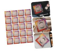LALADEFIEE 20 Sets Portable Square Paper Fake Eyelash Boxes with Inner Tray Compact Hardboard Lash Storage Cases for False Lashes Lightweight Cosmetic Bag Organizer Gift for Women