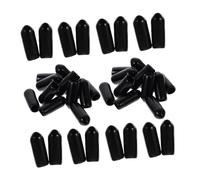 LALADEFIEE 200pcs Rubber Headband Tip Covers 4.5mm Inner Diameter for 7mm Headbands Replacement End Caps Hair Hoop Rubber End Protectors for Diy Hair Accessories