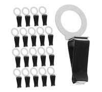 LALADEFIEE 20Pcs Black Square Head Car Air Vent Clips Auto Air Conditioner Outlet Replacement Diffuser Clips for Cars Office Home Secure Design for Fragrant and Relaxing Atmosphere