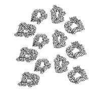 LALADEFIEE 20pcs Cow Print Hair Ties Ponytail Holder Fashion Scrunchies for Women Elastic Hair Bands for Girls